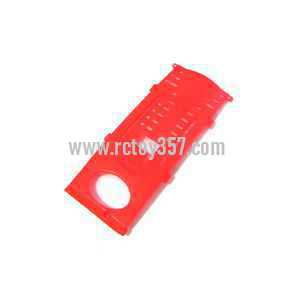 RCToy357.com - Holy Stone X401H X401H-V2 RC QuadCopter toy Parts Battery cover(red)