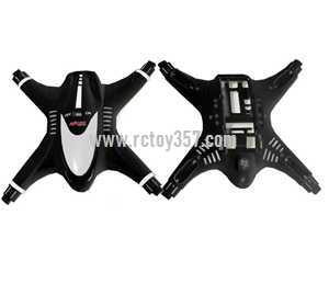 RCToy357.com - Holy Stone X401H X401H-V2 RC QuadCopter toy Parts Upper Head set+Low(Black)
