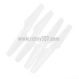 RCToy357.com - MJX X705C 6-Axis 2.4G Helicopters Quadcopter C4005 WiFi FPV Camera RC Gyro Drone toy Parts Blades set[White]