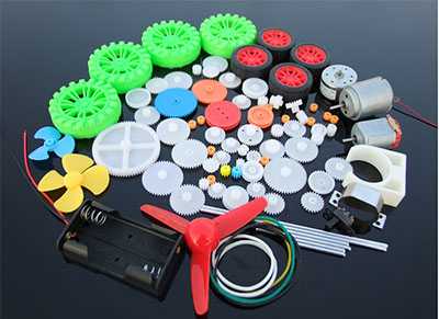 RCToy357.com - 69 kinds of toy motor spindle gear package toy motor model production assembly gearbox model accessories