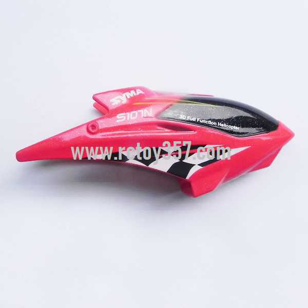 RCToy357.com - SYMA S107N toy Parts Head cover\Canopy(Red)