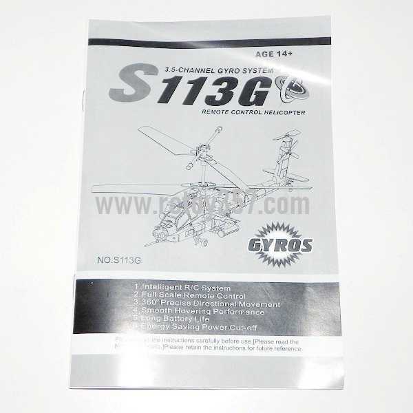 RCToy357.com - SYMA S113 S113G toy Parts English manual [Dropdown]
