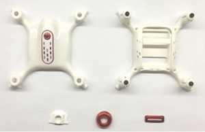RCToy357.com - SYMA X21 RC QuadCopter toy Parts Upper Head + Lower board[White]