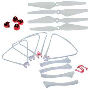 RCToy357.com - Propellers(White) + Propellers Cover + Landing Gear + Protective Frame SYMA X8SC RC Quadcopter Spare Parts
