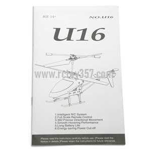 RCToy357.com - UDI RC Helicopter U16 toy Parts English manual book