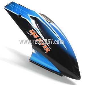 RCToy357.com - UDI RC Helicopter U16 toy Parts Head cover\Canopy(Blue)