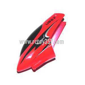 RCToy357.com - UDI RC U802 toy Parts Head cover\Canopy(Red)