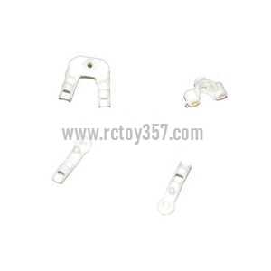 RCToy357.com - UDI RC U802 toy Parts Fixed set of the tail decorative set and support bar (White)