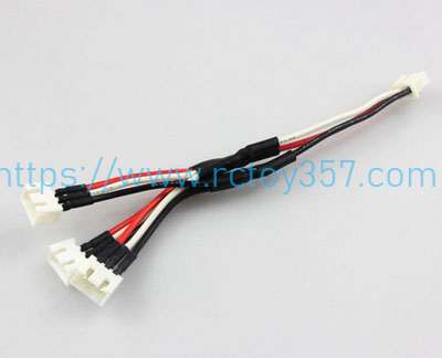 RCToy357.com - 1 to 3 Charging Cable [Charger 3 pcs 7.4V Battery] Wltoys WL912 RC Boat Spare Parts