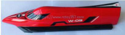 RCToy357.com - Boat body Red[WL915-A-01] WLtoys WL915-A RC Boat Spare Parts