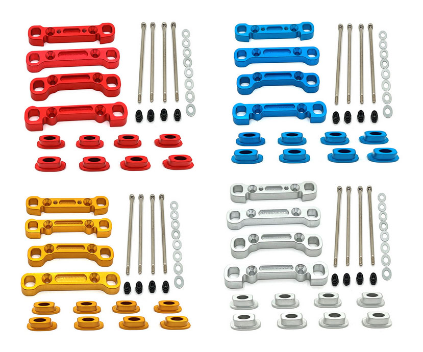 RCToy357.com - Metal upgrade Front and rear swing arm fixings Wltoys WL 104002 RC Car Spare Parts