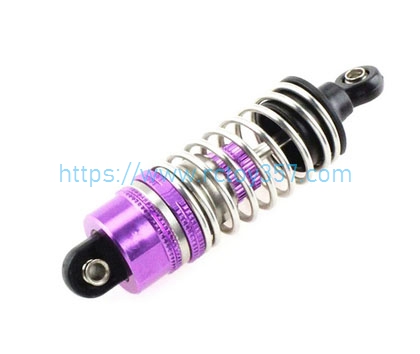 RCToy357.com - Front shock absorber assembly (purple) 104072-2105 Wltoys WL 104072 RC Car Spare Parts