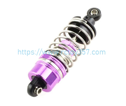 RCToy357.com - Rear shock absorber assembly (purple) 104072-2104 Wltoys WL 104072 RC Car Spare Parts