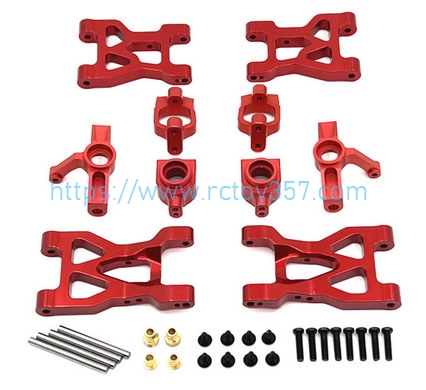 RCToy357.com - Metal upgraded swing arm+steering cup+C-seat+rear cup Wltoys WL 104072 RC Car Spare Parts