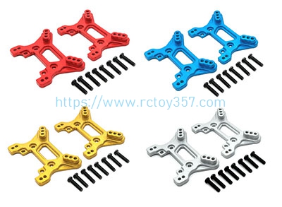 RCToy357.com - Metal upgrade and modification of front and rear shock absorber brackets Wltoys WL 104072 RC Car Spare Parts