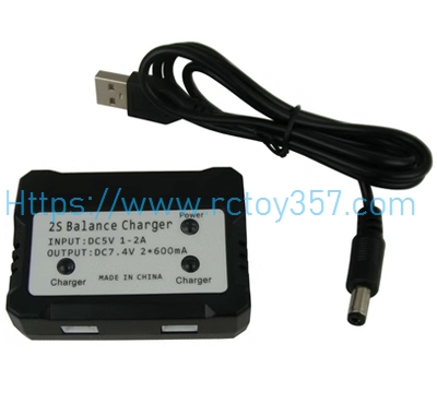 RCToy357.com - USB Charger+1 to 2Charger box WLtoys 184011 RC Car Spare Parts