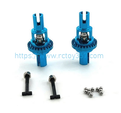 RCToy357.com - Upgrade Metal upgraded front and rear differential Red/Sky Blue/Silvery/Golden/Grey WLtoys 284161 RC Car Spare Parts
