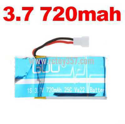 RCToy357.com - WLtoys XK K123 RC Helicopter toy Parts Battery 3.7V 720mah