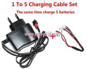 RCToy357.com - WLtoys WL V988 Helicopter toy Parts 1 to 5 wall charger and charging plug lines
