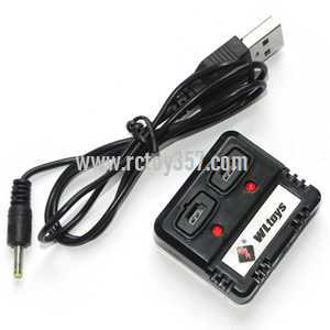 RCToy357.com - WLtoys WL V988 Helicopter toy Parts USB charger wire + balance charger box