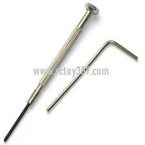 RCToy357.com - WLtoys WL V988 Helicopter toy Parts screwdriver and internal hexagonal wrebch