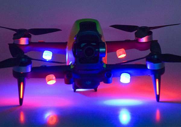 RCToy357.com - Night lights Strobe light Night warning lights Hubsan Zino Mini Drone Spare parts