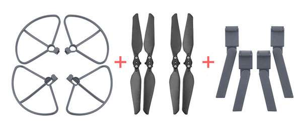 RCToy357.com - Increased tripod + protection ring + propeller XIAO MI FIMI X8 SE Spare parts