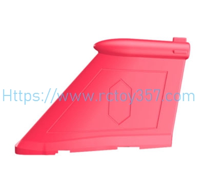 RCToy357.com - Vertical tail wing Red XIAXIU Raptor H650 RC Airplane Spare Parts