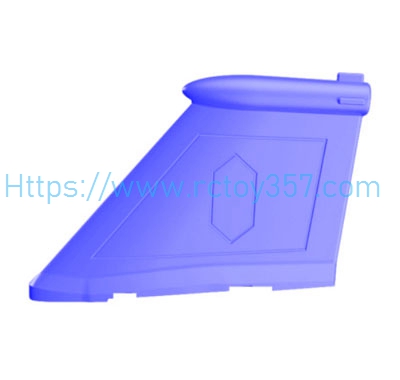 RCToy357.com - Vertical tail wing Blue XIAXIU Raptor H650 RC Airplane Spare Parts