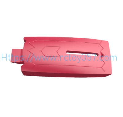 RCToy357.com - Battery compartment cover Red XIAXIU Raptor H650 RC Airplane Spare Parts