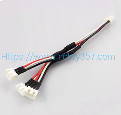 RCToy357.com - 1To 3 Charger cable XK A280 P51 RC Airplane Spare Parts