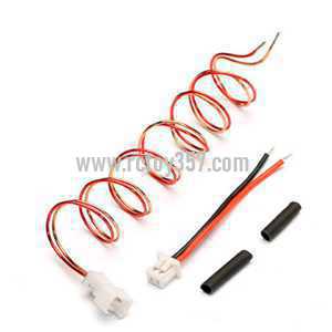 RCToy357.com - XK K120 RC Helicopter toy Parts tail motor wire plug
