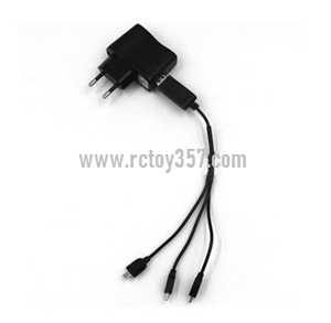 RCToy357.com - FQ777 FQ35 FQ35C FQ35W RC Drone toy Parts Charger head + USB charger(1 charge 3)
