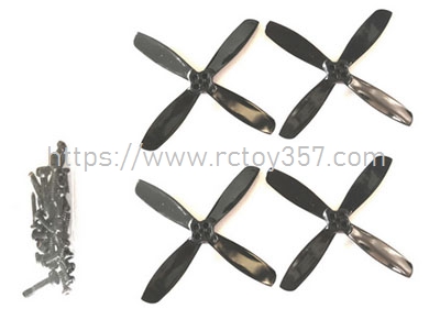RCToy357.com - Tail propeller 4pcs YuXiang YXZNRC F09 UH-60 RC Helicopter Spare Parts